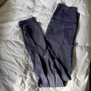 Lululemon leggings with mesh